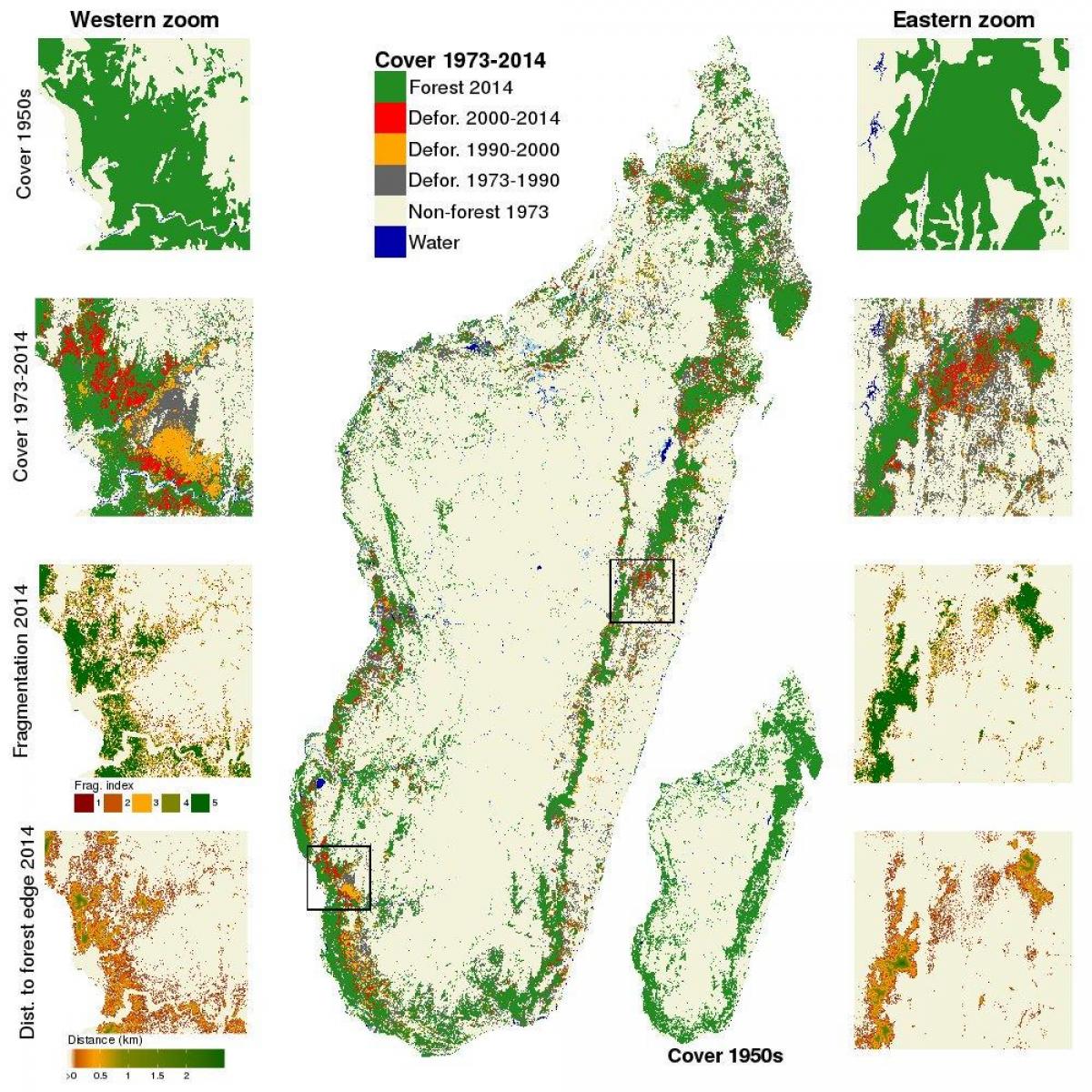 kat jeyografik nan Madagascar debwazman
