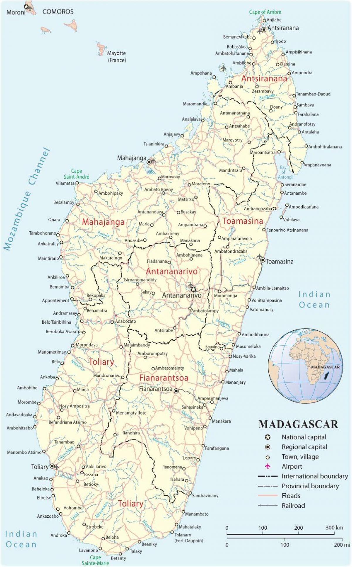 kat jeyografik nan Madagascar èpòt