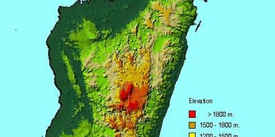 Kat jeyografik nan Madagascar jewografi
