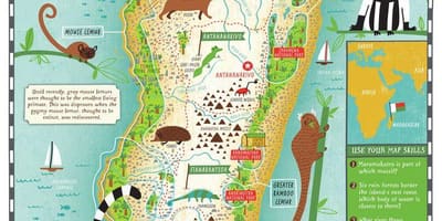 Kat jeyografik nan Madagascar kat jeyografik pou timoun yo